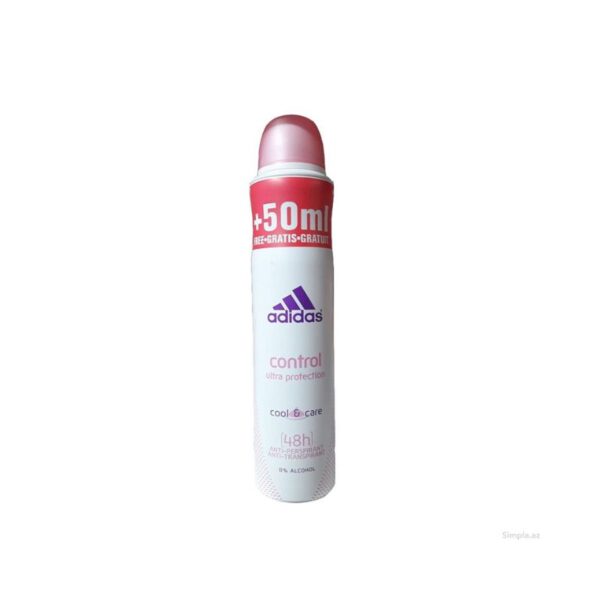 Adidas Cool & Care Control Spraydeodorant - 150+50 ml