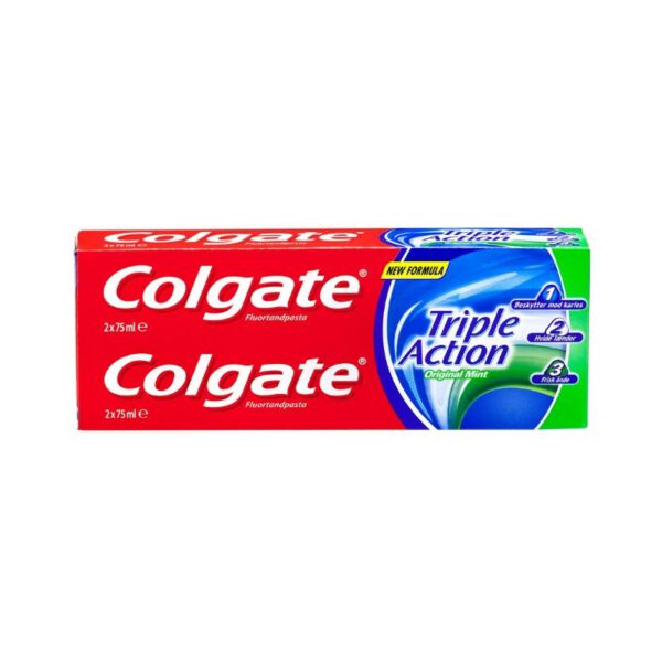 Colgate Triple Action Tandpasta - 2x75 ml