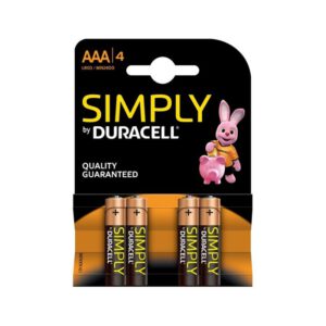 Duracell Simply AAA - 4 pak