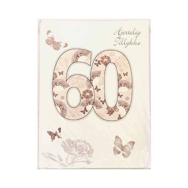 Fødselsdagskort til 60 års