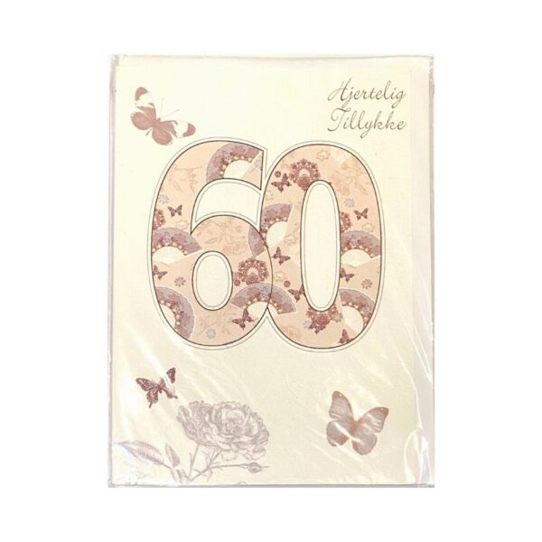 Fødselsdagskort til 60 års