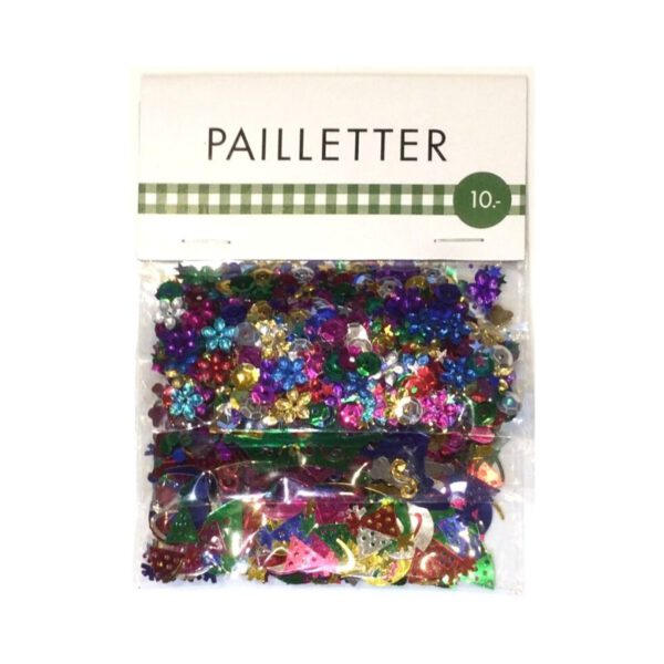 Pailletter - 3 pak