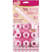 Icing Stamp Kit - Kage Dekorerings Sæt - 9 dele