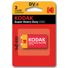 Kodak Super Heavy Duty 9V Batteri