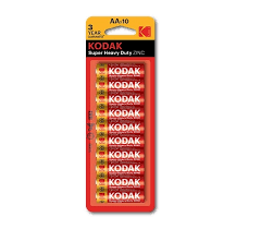 Kodak Super Heavy Duty AA Batteri - 10 pak