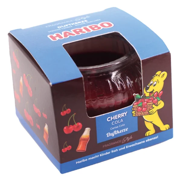 Haribo duftlys - Cherry Cola (85g)